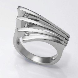 ANILLO DIAMANTES 0.07 KT, ORO 750 mm - 353533