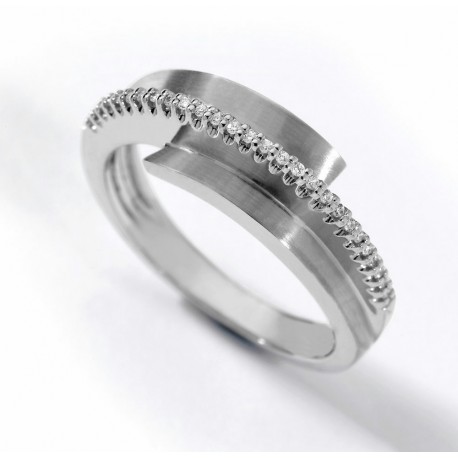 ANILLO DIAMANTES 0,08 KT. ORO 750 MM. - 353539