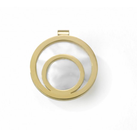 COLGANTE MADREPERLA ORO 750 MM. - 540008