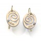 PENDIENTES DIAMANTE,MADREPERLA ORO 750 M - 580010