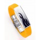 PULSERA ACERO 316 L. Y CAUCHO - 610080