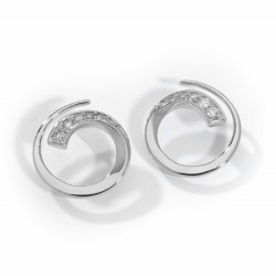 PENDIENTES DIAMANTES 0.12 KT ORO 750 MM. - 242695