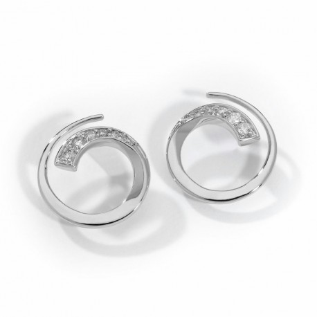 PENDIENTES DIAMANTES 0.12 KT ORO 750 MM. - 242695