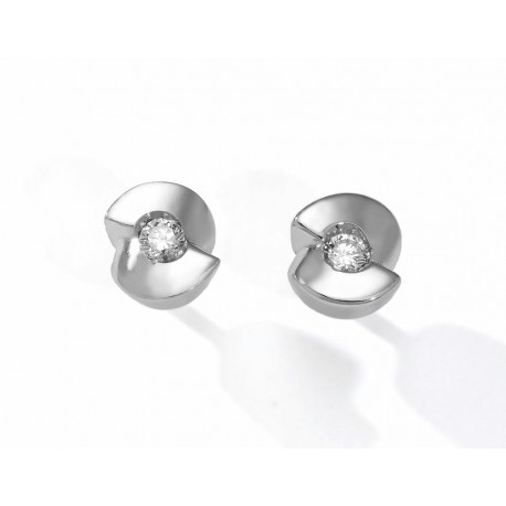 PENDIENTES DIAMANTES 0,10 KT. ORO 750 MM - 242697