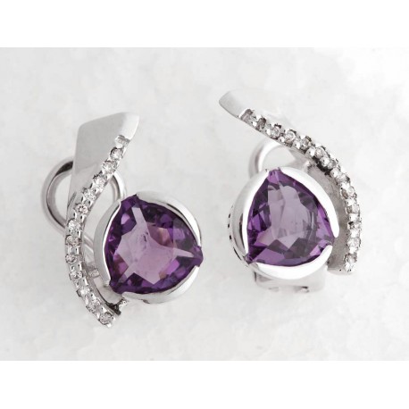 PENDIENTES DXIAMANTES 0,25 KT. ORO 750 - 242713