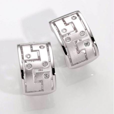 PENDIENTES DIAMANTES 0,10KT ORO750mm - 242648