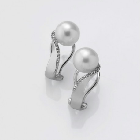 PENDIENTES DIAMANTES 0,15 KT ORO 750 MM - 242675