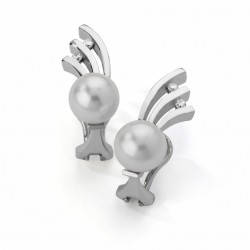 PENDIENTES DIAMANTES 0.12KT ORO 750 MM. - 242679