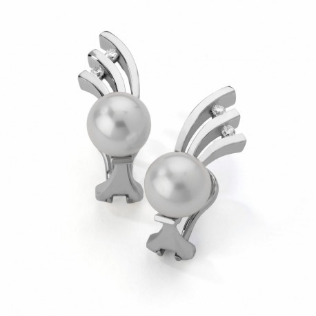 PENDIENTES DIAMANTES 0.12KT ORO 750 MM. - 242679