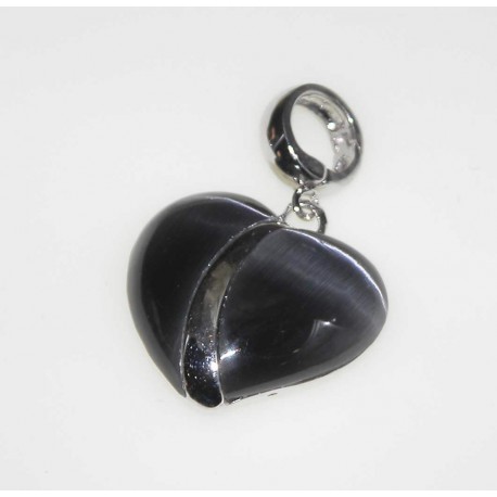 COLGANTE/CHARM OJO DE GATO, PLATA 925 MM - 750053 OG