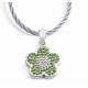 COLGANTE PERIDOT, PLATA 925 MM. - 750061 PE
