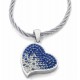 COLGANTE DARK BLUE, PLATA 925 MM. - 750062 DB