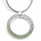 COLGANTE PERIDOT, PLATA 925 MM. - 750064 PE