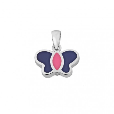 COLGANTE ESMALTE PLATA 925 MM - 750119