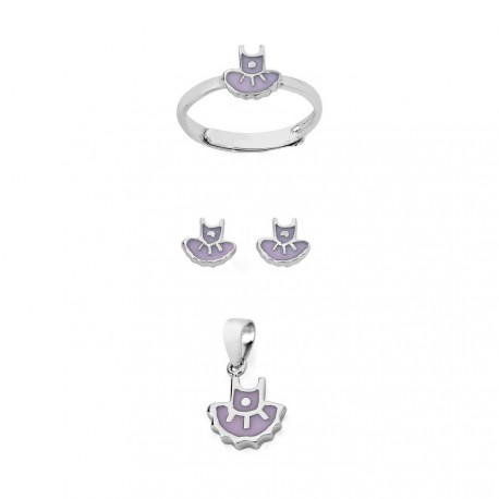 CONJUNTOS ESMALTE PLATA 925 MM - 770004