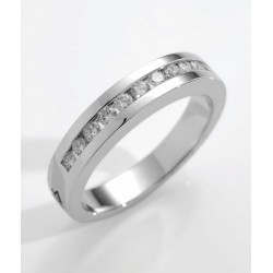 MEDIA ALIANZA DIAMANTES 0,40 KT. ORO 750 - 320036