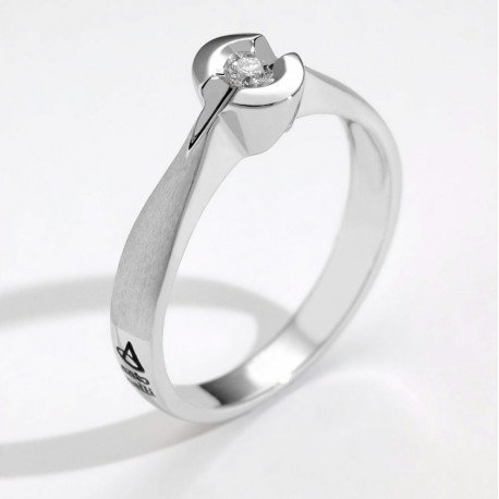 SOLITARIO DIAMANTES 0.05KT ORO 750 MM. - 342052