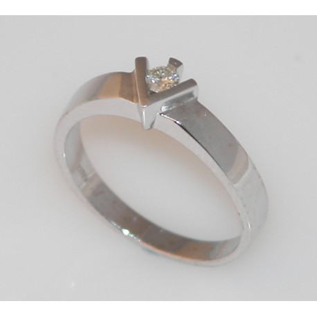 SOLITARIO DIAMANTES 0,10 KT ORO 750 MM. - 342064