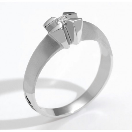 SOLITARIO DIAMANTES 0,05 KT ORO 750 mm - 342065