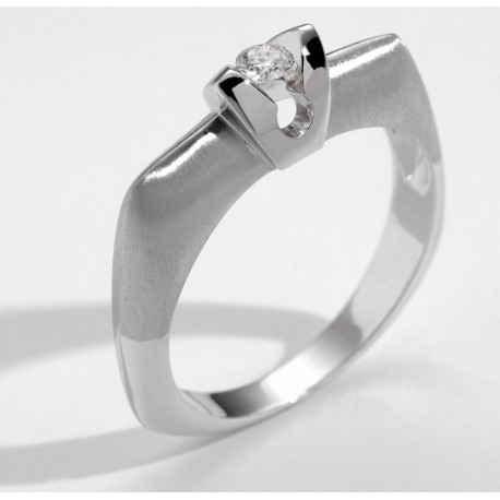 SOLITARIO DIAMANTES 0,10 KT ORO 750 mm - 342068