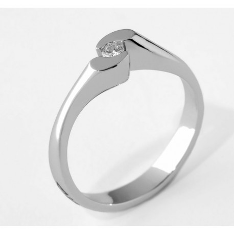 SOLITARIO DIAMANTES 0,05 KT. ORO 750 MM. - 342077