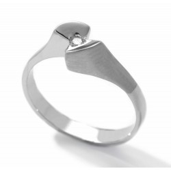 SOLITARIO DIAMANTES 0.05KT. ORO 750 MM. - 342092