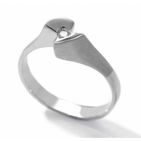 SOLITARIO DIAMANTES 0.05KT. ORO 750 MM. - 342092