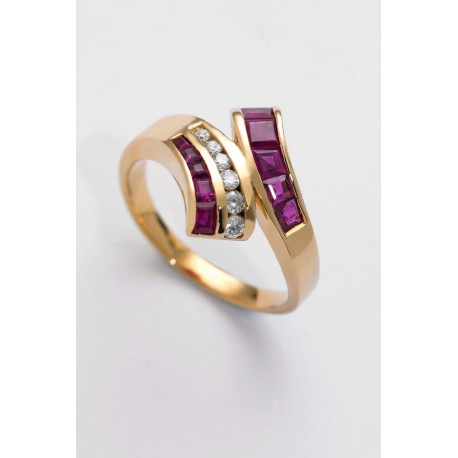 ANILLO DIAMANTES 0,18 KT. ORO 750 MM. - 353173