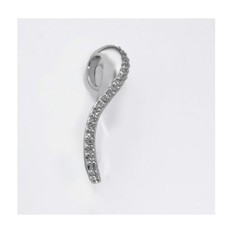 COLGANTE DIAMANTES 0,08 KT ORO 750 MM. - 081346