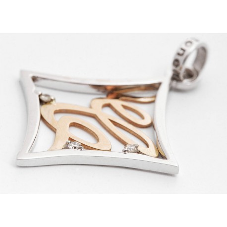 COLGANTE DIAMANTE 0.06 KT, ORO 750mm - 081363