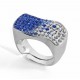 ANILLO DARK BLUE, PLATA 925 MM. - 790069 DB