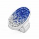 ANILLO DARK BLUE, PLATA 925 MM. - 790071 DB