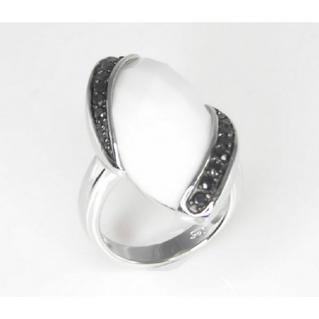 ANILLO ONIX, PLATA 925 MM. - 790082
