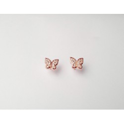 PENDIENTES PLATA ROSA 925MM - 780059